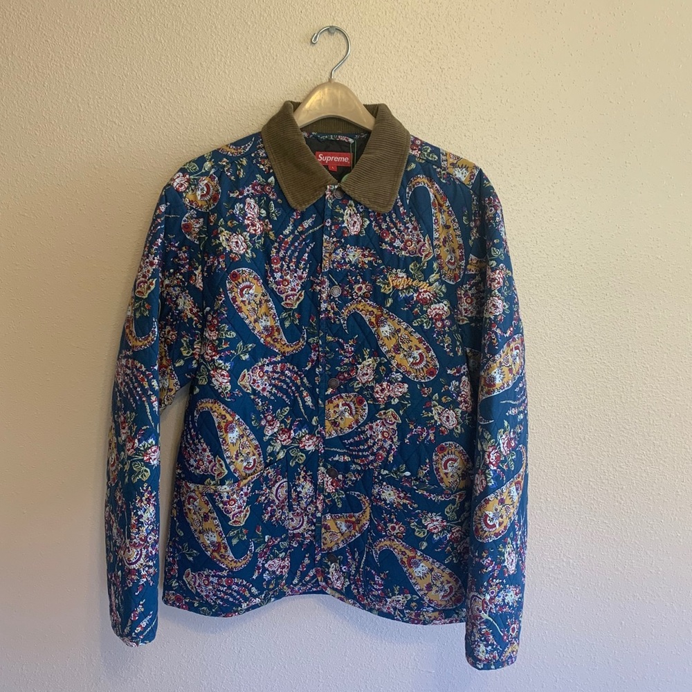 Supreme Quilted Paisley Jacket